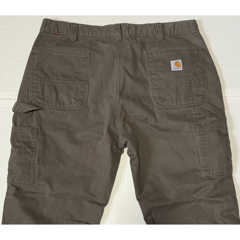 CARHARTT B324-DFE - Men's Relaxed Straight Twill Utility Work Pants - Size 40x32